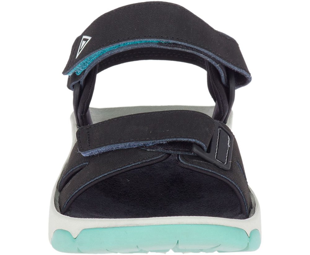 Merrell Sandals Black - Belize Convertible - Womens 15KYUQBRS